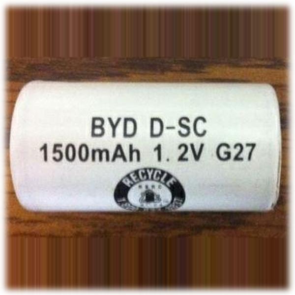 BYD D-SC 1500mAh 1.2V G27 Battery